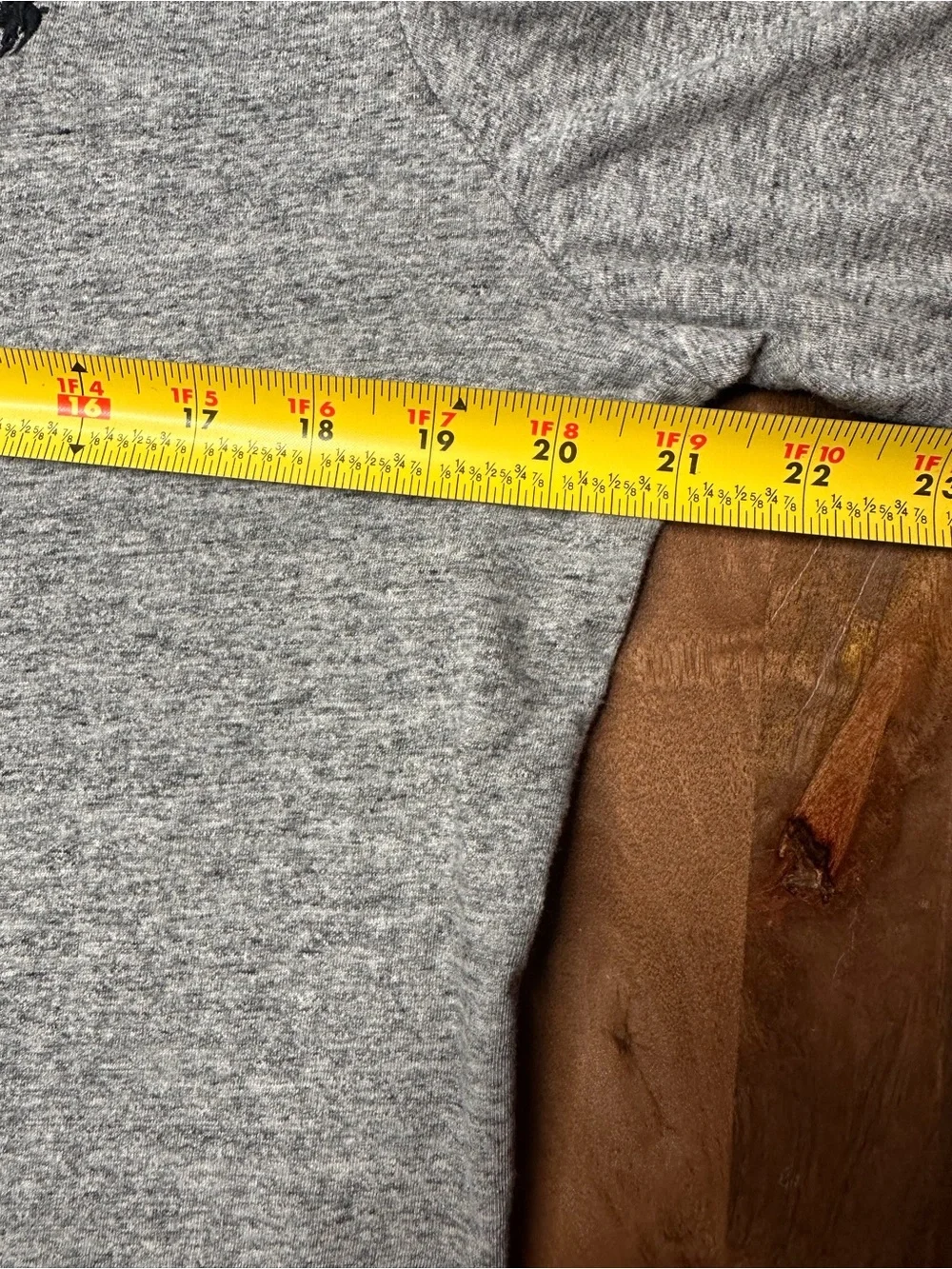 Polo by Ralph Lauren Heather Gray Long Sleeve Crew Shirt